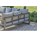 Paris Prix Ensemble Repas De Jardin 7 Places "Yonaha" 187cm Gris Anthracite