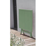 Paris Prix Ensemble Table De Jardin Pliante & 2 Chaises "Marius" 70cm Vert Lagune
