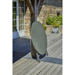 Paris Prix Ensemble Table De Jardin Pliante & 4 Chaises "Marius" 110cm Kaki