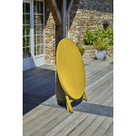 Paris Prix Ensemble Table De Jardin Pliante & 4 Chaises "Marius" 110cm Moutarde