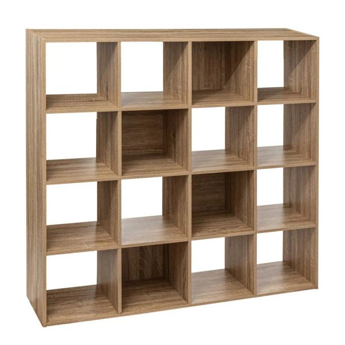 Paris Prix Étagère 16 Cases "Mix N'Modul" 135cm Naturel