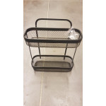 Paris Prix Étagère 2 Niveaux Design "Mayaj" 35cm Noir