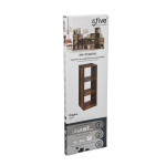 Paris Prix Étagère 3 Cases Déco "Mix N Modul" 34cm Naturel