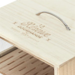 Paris Prix Étagère 3 Niveaux "Réserve Gourmande" 39cm Naturel