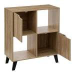 Paris Prix Étagère 4 Cases Design "Mix'n'Modul" 80cm Beige