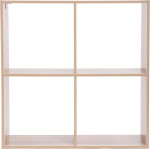 Paris Prix Étagère 4 Cases "Mix N Modul" 67cm Naturel