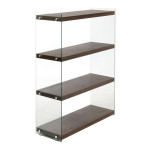 paris prix Étagère 4 Niveaux "Elementary" 113cm Marron Clair