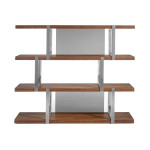 Paris Prix Étagère 4 Niveaux En Bois "Lucia" 180cm Noyer