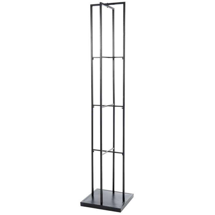 Paris Prix Etagère 4 Niveaux En Métal "Coussins" 211cm Noir