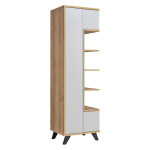 paris prix Étagère 5 Niveaux "Bogota" 192cm Gris & Naturel