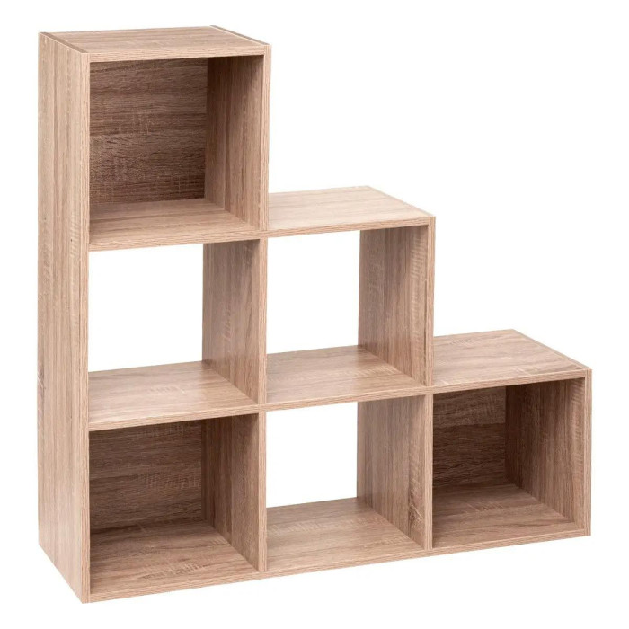Paris Prix Étagère 6 Cases Design "Mix'n'Modul" 102cm Beige