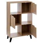Paris Prix Étagère 6 Cases Design "Mix'n'Modul" 113cm Beige