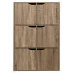 Paris Prix Étagère 6 Cases "Mix N Modul" 100cm Naturel