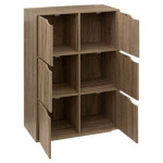 Paris Prix Étagère 6 Cases "Mix N Modul" 100cm Naturel