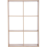Paris Prix Étagère 6 Cases "Mix N Modul" 67cm Naturel