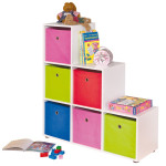 Paris Prix Étagère 6 Compartiments "Kase" 109cm Blanc