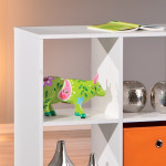 Paris Prix Étagère 9 Compartiments "Kase" 109cm Blanc