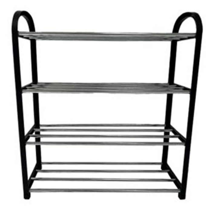 Paris Prix Étagère à Chaussures "4 Niveaux" 62cm Noir