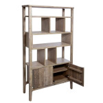 Paris Prix Étagère Bibliothèque 4 Niveaux "Banila" 180cm Naturel