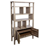 Paris Prix Étagère Bibliothèque 4 Niveaux "Banila" 180cm Naturel