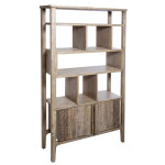 paris prix Étagère Bibliothèque 4 Niveaux "Banila" 180cm Naturel