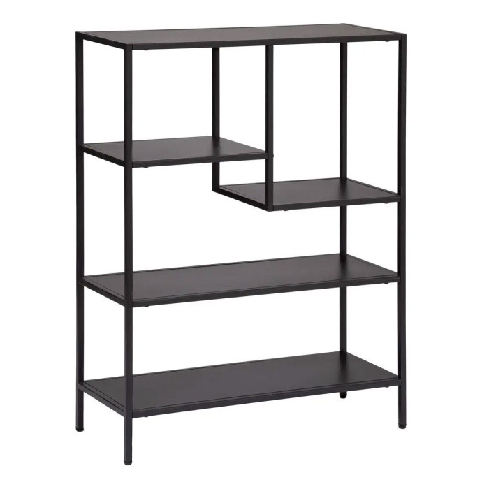 Paris Prix Étagère Bibliothèque 4 Niveaux "Gota" 100cm Noir