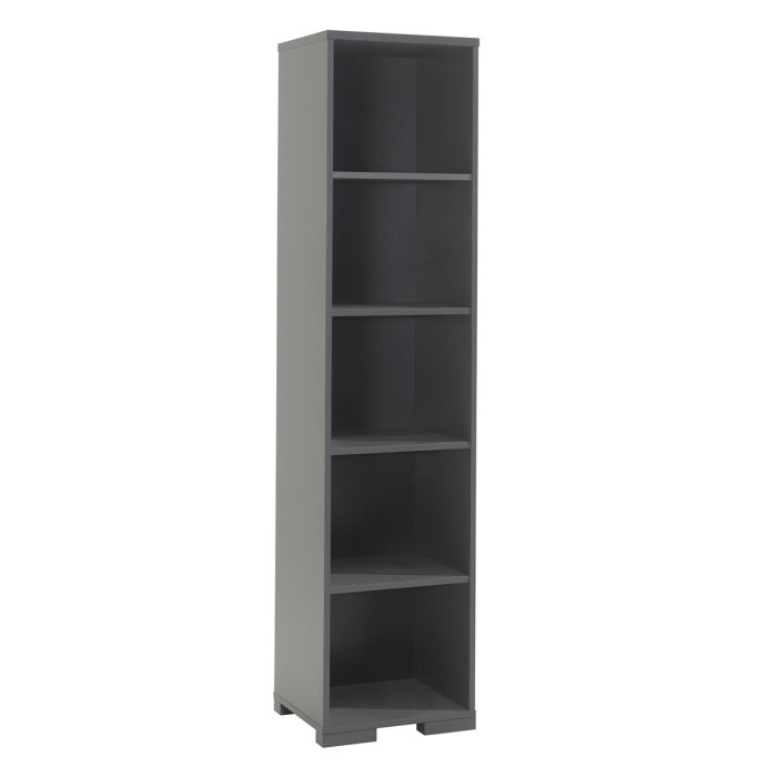 Paris Prix Étagère Bibliothèque 5 Niveaux "London" 195cm Gris Anthracite