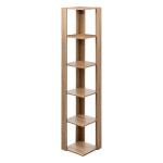 paris prix Étagère d'Angle 5 Niveaux "Novia" 179cm Naturel