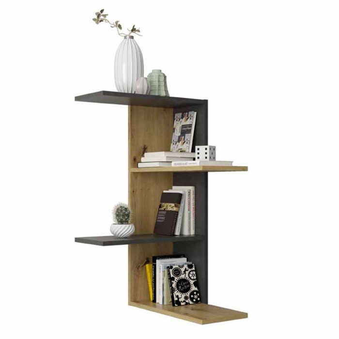 Paris Prix Étagère D'Angle Design "Markem" 77cm Beige