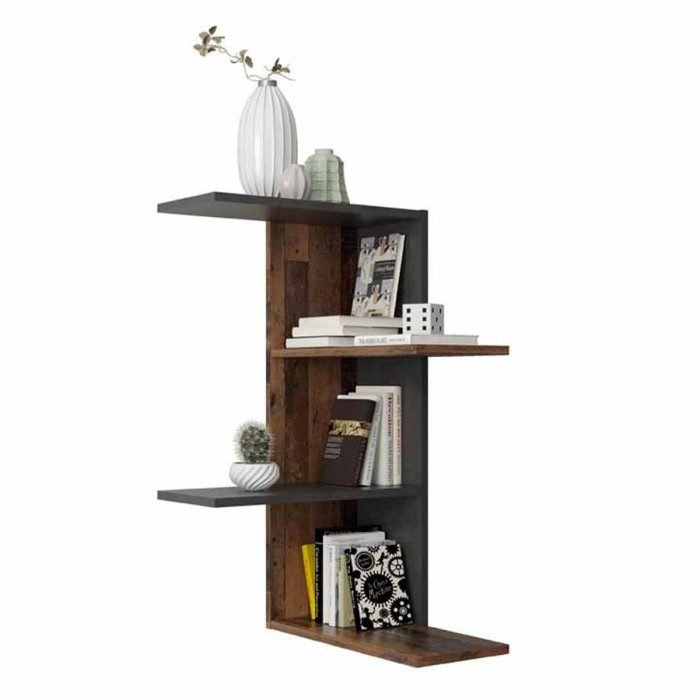 Paris Prix Étagère D'Angle Design "Markem" 77cm Naturel