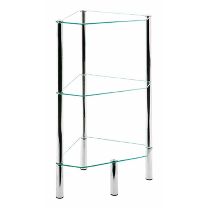 Paris Prix Étagère D'Angle En Verre "Eliot" 77cm Transparent