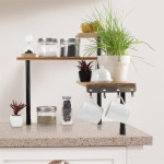 Paris Prix Étagère D'Angle Modulable "3 Niveaux" 43cm Naturel