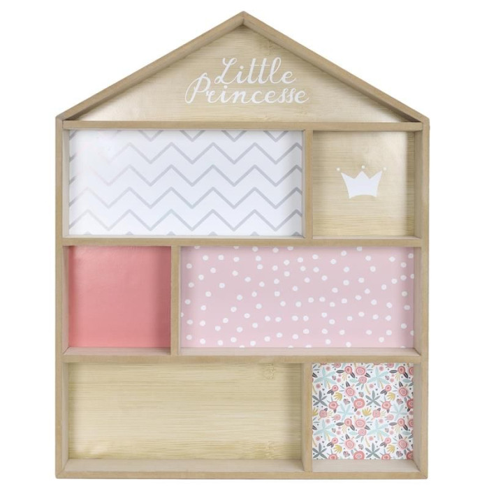 Paris Prix Étagère Déco Pour Enfant "Maison" 50cm Rose