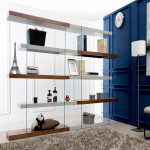 Paris Prix Étagère Design 4 Niveaux "Loni" 140cm Naturel & Gris