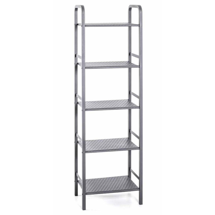 Paris Prix Étagère Design 5 Niveaux "Melo" 137cm Gris