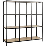 paris prix Étagère Modulable 9 Cases "Loka" 105cm Naturel