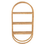 Paris Prix Étagère Murale 3 Niveaux "Ovale" 110cm Naturel