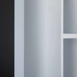 Paris Prix Étagère Murale 7 Compartiments "Bukan" 67cm Noir & Blanc