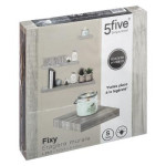 Paris Prix Étagère Murale Carré "Fixy" 24cm Chêne Gris
