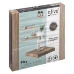 Paris Prix Étagère Murale Carré "Fixy" 24cm Chêne Naturel