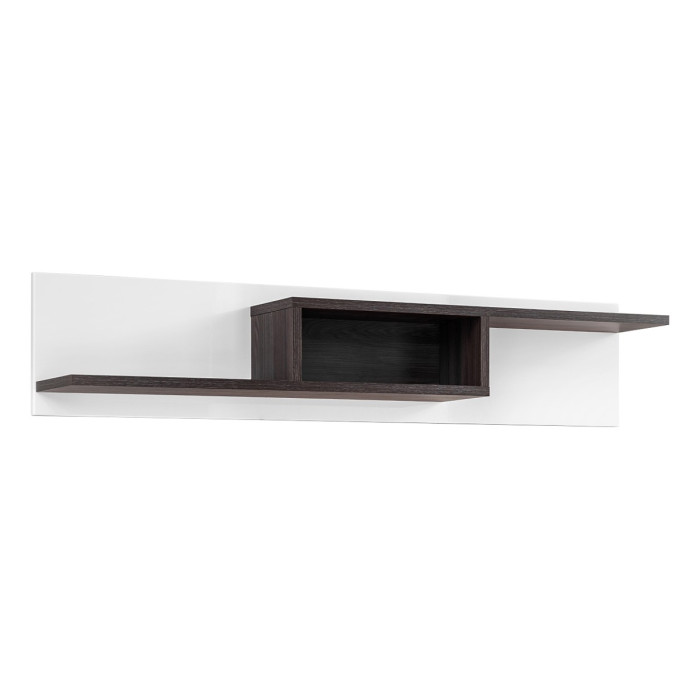 Paris Prix Étagère Murale "Cross" 150cm Naturel & Blanc
