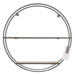 Paris Prix Étagère Murale Design "2 Niveaux" 40cm Naturel