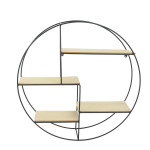 Paris Prix Étagère Murale Design "4 Niveaux" 50cm Naturel