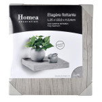 Paris Prix Étagère Murale Design "Flottante" 25cm Chêne Blanchi