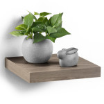 paris prix Étagère Murale Design "Flottante" 25cm Chêne