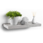 paris prix Étagère Murale Design "Flottante" 50cm Chêne Blanchi