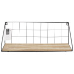 Paris Prix Étagère Murale Design "Hulka" 45cm Naturel & Noir