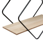 Paris Prix Étagère Murale Design "Nena" 48cm Noir & Beige