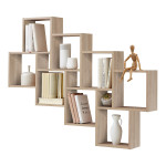 paris prix Étagère Murale Design "Riolo" 120cm Naturel