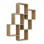 Paris Prix Étagère Murale Design "Riolo" 94cm Chêne Clair